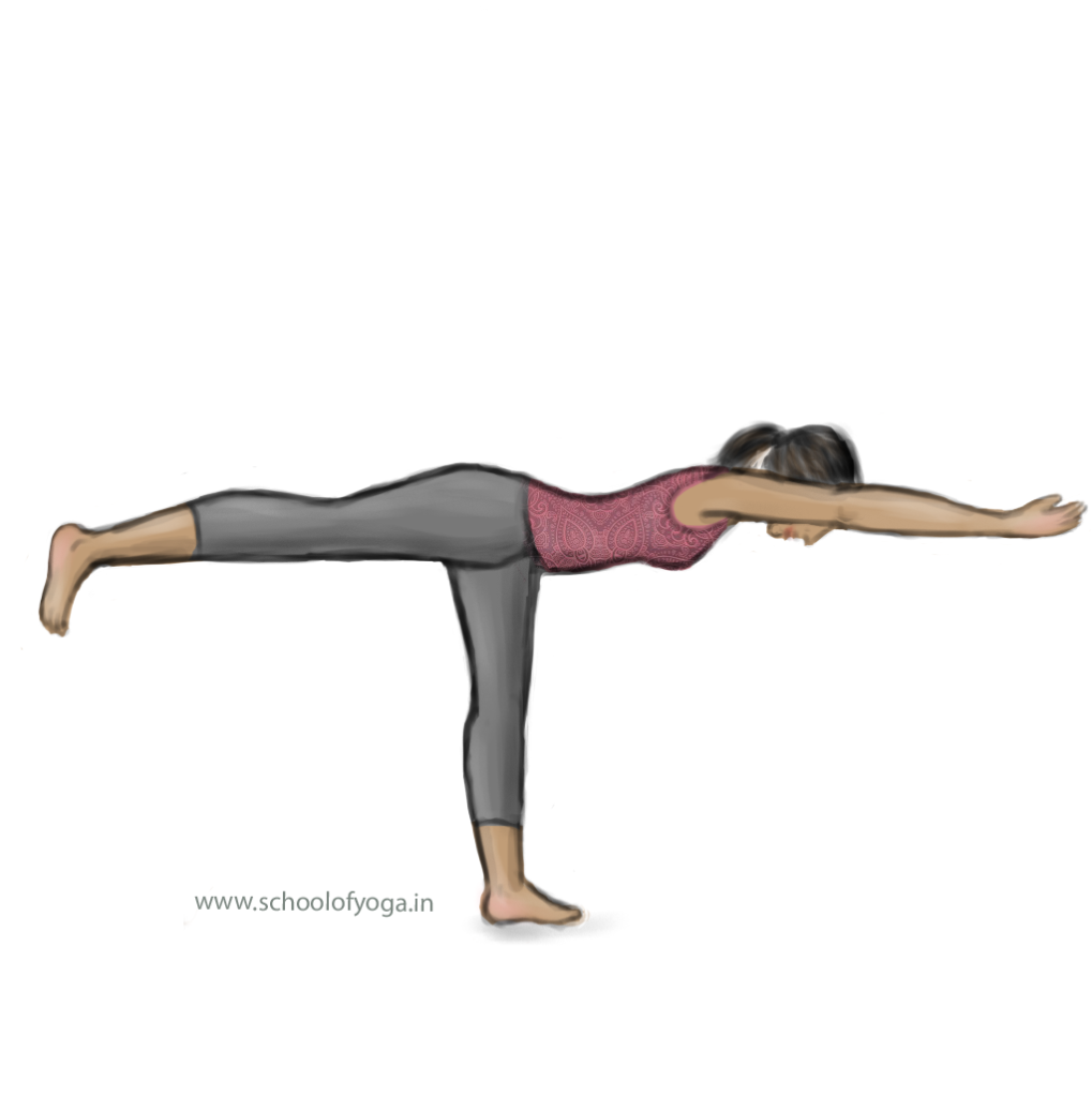 4 Asana 22 veera- variation1 Anu – School of Yoga