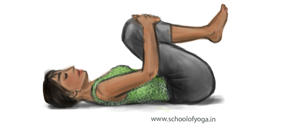 pavanamuktasana yoga pose icon, yoga icon symbol illustration design.  24316415 Vector Art at Vecteezy