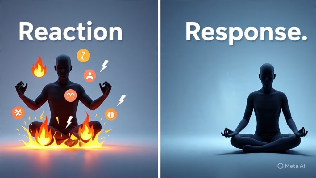 Reaction vs Response