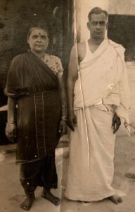Yoga Teacher Sundaram with his wife Nagalakshmi