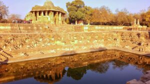 Temple History - Step wells at Modhera