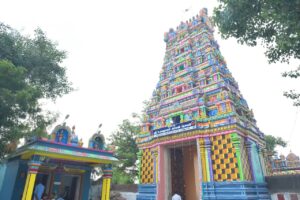 Typical Hindu Temple at Devipattinam, Tamil Nadu, India
