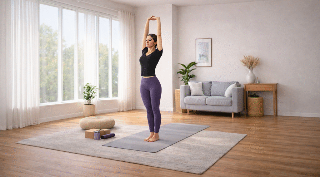 Tāḍāsana_Featured image