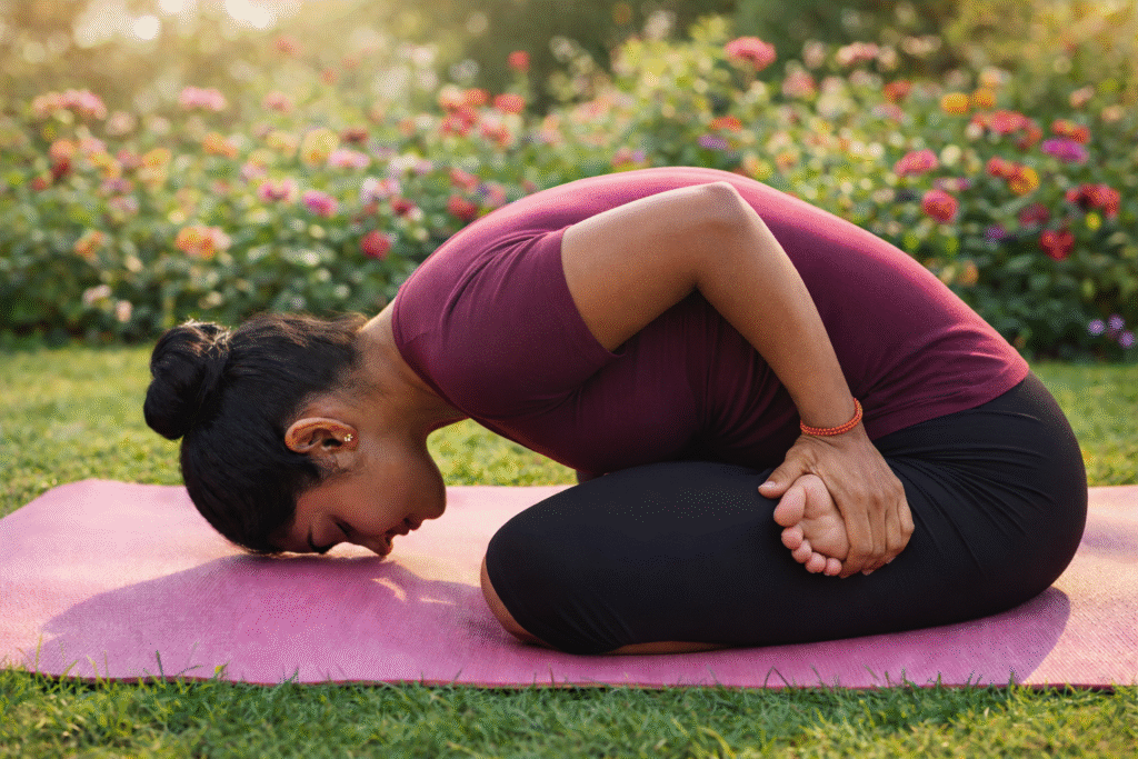 How to practice the yoga-mudra pose for maximum benefits - Featured image