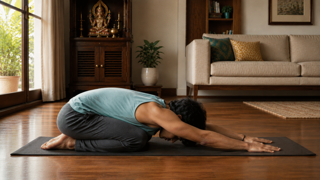 How to do the veerasana (virility pose) and its variations - Featured image