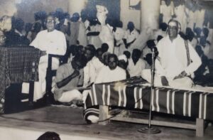 Yoga Teacher Sundaram Lecturing