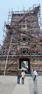 Completed Gopuram inauguration